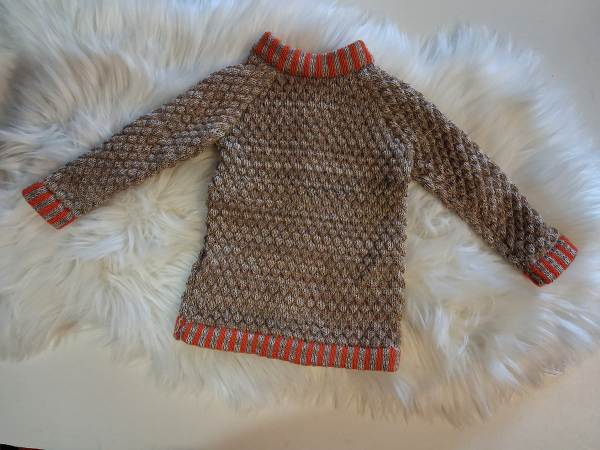 Extra blød cardigan i Alpaca str 1 år
