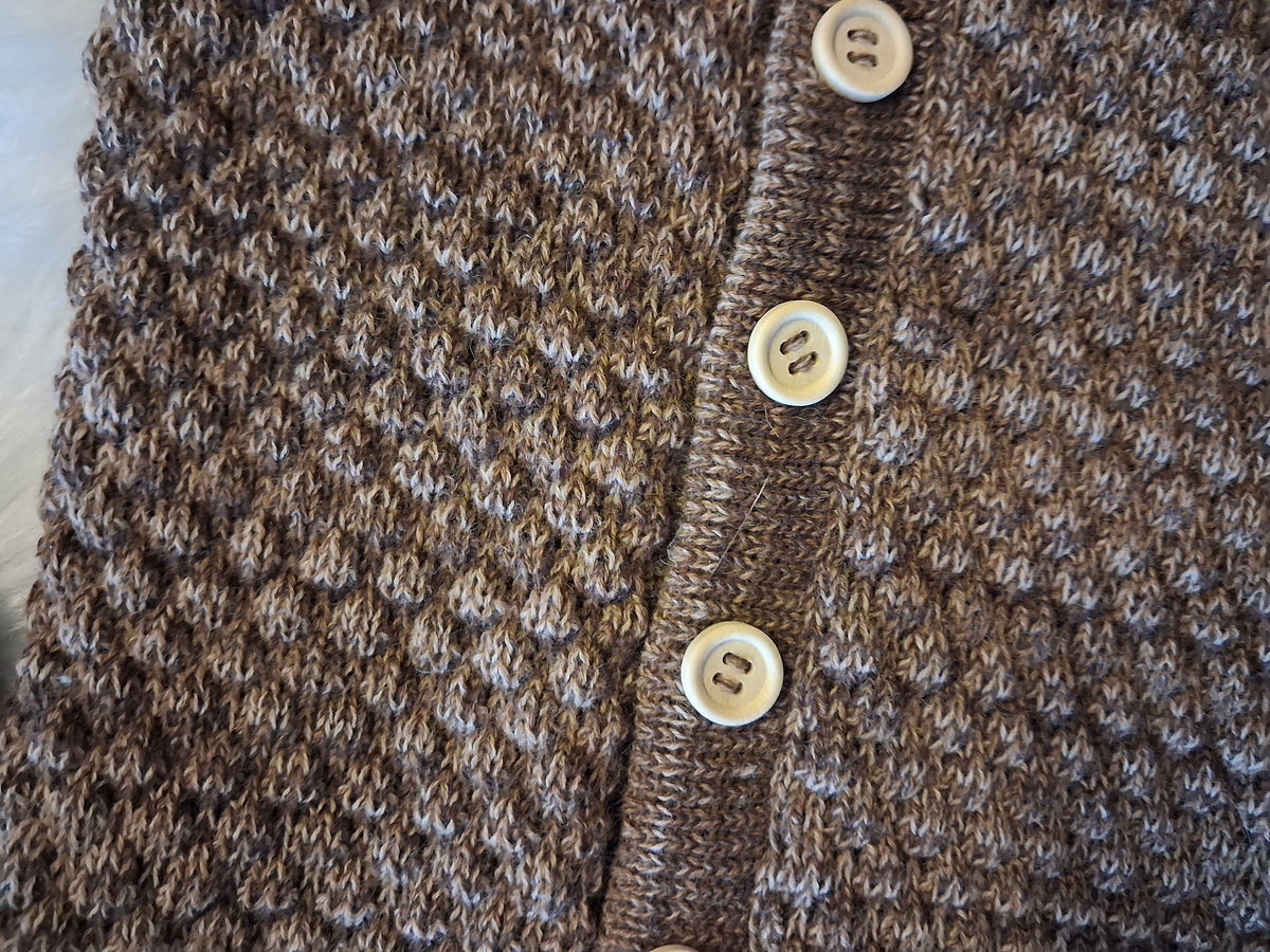 Extra blød cardigan i Alpaca str 1 år