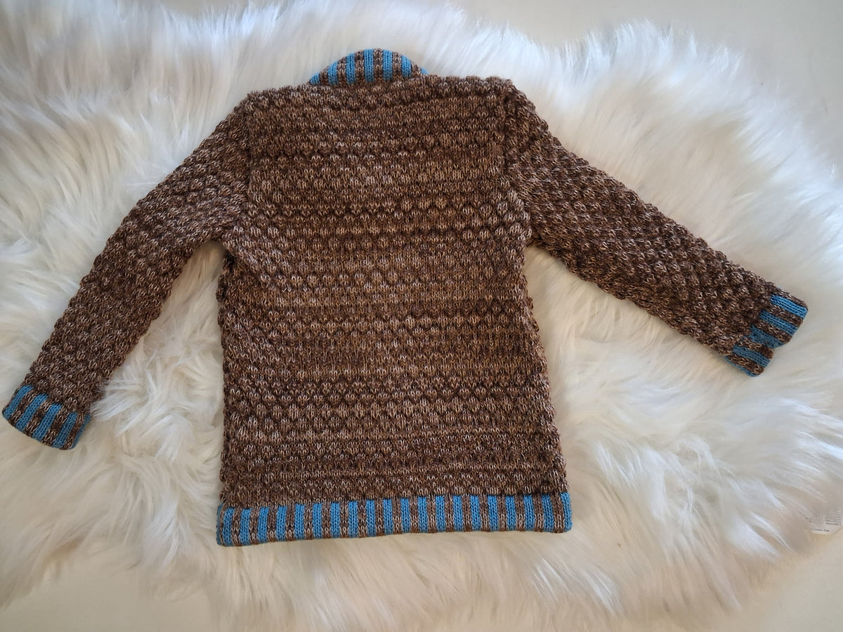 Extra blød cardigan i Alpaca str 1 år